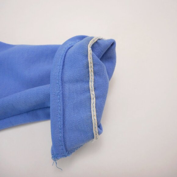 Vintage Sears Perma-Prest Turtleneck Toddler Size 4T Blue Floral Embellishment - Picture 10 of 15